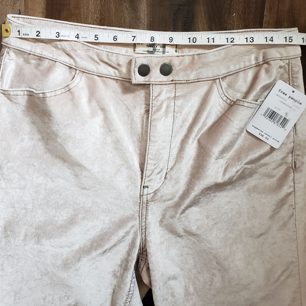 Free People Sweet Jane Velvet Skinny Stretch - Picture 7 of 8